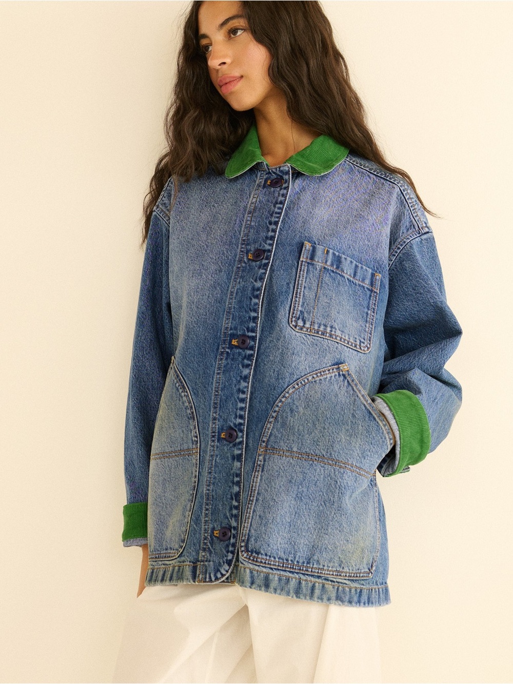 DÔEN Women's Pascual Barn Jacket in Calgary Wash